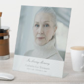 Classic In Loving Memory Funeral Pedestal Sign Sockelschild (In Situ)