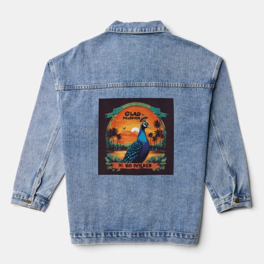 🧥 "Classic Indian Jacket - Warm & Stylish Jeansjacke (Rückseite)