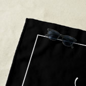 Classic Individuelle Name Handtuch, Hochzeitsgesch Strandtuch (Beispiel)