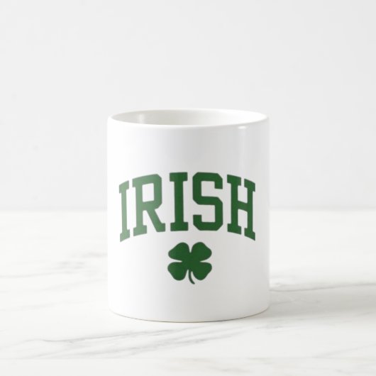 Classic Irish Pride Shamrock - St. Patrick's Day Kaffeetasse (Mittel)