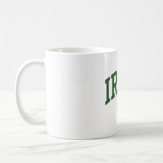 Classic Irish Pride Shamrock - St. Patrick's Day Kaffeetasse (Links)