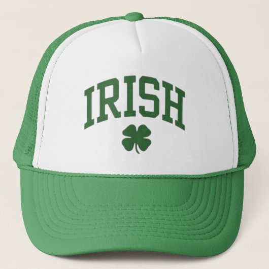 Classic Irish Pride Shamrock - St. Patrick's Day Truckerkappe (Vorderseite)