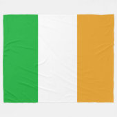 Classic Irish Tricolor Inspired Fleecedecke (Vorderseite (Horizontal))