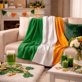 Classic Irish Tricolor Inspired Fleecedecke