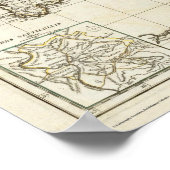 Classic Italian Map Poster (Ecke)