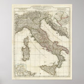 Classic Italian Map Poster (Vorne)