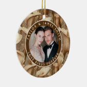 Classic Ivory Calla Lilies Flower Boho Wedding Keramik Ornament (Rechts)