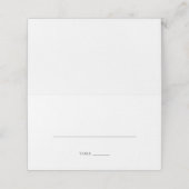 Classic Ivory Wedding Platzkarte (Außenseite Aufgefaltet)