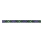 Classic Kariert Green Rustic MacKenzie Tartan Satinband (Vorderseite)