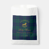 Classic Kariert Rocking Horse Baby Shower Vielen D Geschenktütchen (Vorderseite)