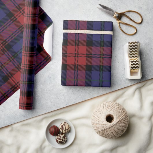 Classic Kariert Rustic Holiday Tartan Geschenkpapier (Kunsthandwerk)
