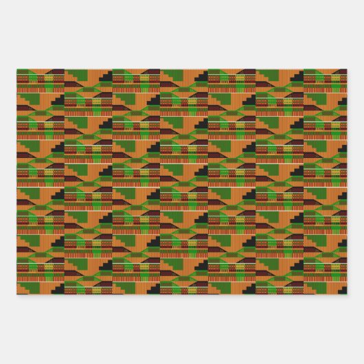 Classic Kente Geschenkpapier Set (Vorderseite 2)