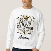 Classic King of Halloween Individuelle Name Shirt (Vorderseite)