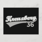 Classic Kreuzberg 36 Berlin City Logo Oldschool Postkarte (Vorderseite)