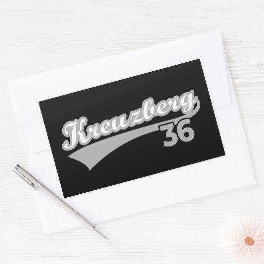 Classic Kreuzberg 36 Berlin City Logo Oldschool Rechteckiger Aufkleber (Umschlag)