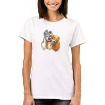Classic Lady und Tramp Snuggling Disney