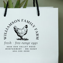 Classic Large Hen Egg Karton Rücksendeadresse Tele