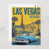 Classic Las Vegas Nevada Travel Postkarte (Vorne/Hinten)