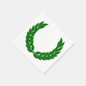 Classic Laurel Wreath Napkin Serviette (Ecke)