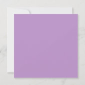 Classic Lavender Eucalyptus Glitzer Wedding Invita Einladung (Rückseite)