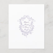 Classic Lavender 'Guess How Many' Bridal Game (Rückseite)