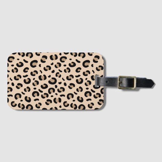 Classic Leopard Print Phone Case Stylish Animal Pa Gepäckanhänger (Vorderseite (Horizontal))