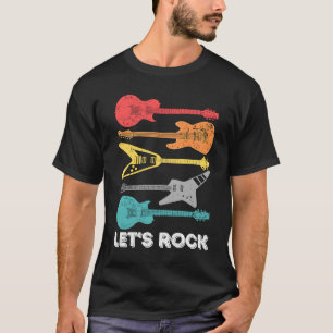 Classic Let's Rock Bass Gitarre Lasse Rock T-Shirt