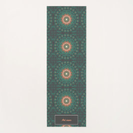 Classic Life Mandala Retro-individuelle Name Yogamatte