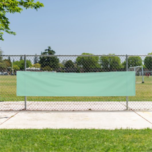 Classic Light Aquamarin 2.5 mit 12 Foot Banner (Insitu)