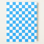 Classic light blue checkerboard  planer (Rückseite)