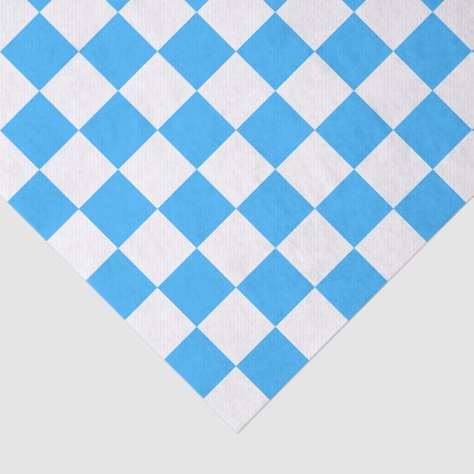 Classic light blue checkerboard  seidenpapier (Ausschnitt)