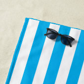CLASSIC LIGHT BLUE STRIPED BEACH TOWEL STRANDTUCH (Beispiel)