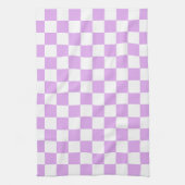 Classic light lavender checkerboard  geschirrtuch (Vertikal)