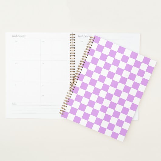 Classic light lavender checkerboard  planer (Anzeige)