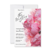 Classic Light Pink Peony Floral Wedding