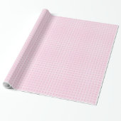 Classic Light Pink & White 70th Birthday Gift Wrap Geschenkpapier (Ungerollt)