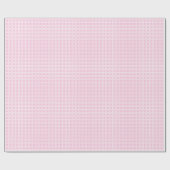 Classic Light Pink & White 70th Birthday Gift Wrap Geschenkpapier (Flach)