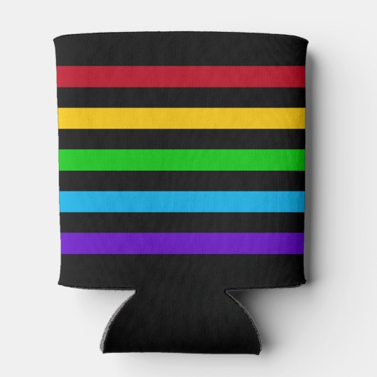 Classic Lighthouse Captain oder Bootsname Rainbow Dosenkühler (Rückseite)