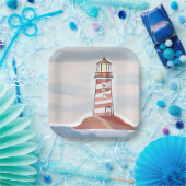 Classic Lighthouse | Meeresküste Pappteller (Party)