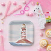 Classic Lighthouse | Meeresküste Pappteller (Party)