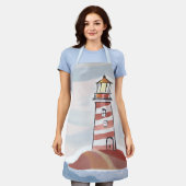 Classic Lighthouse | Meeresküste Schürze (Getragen)