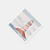 Classic Lighthouse | Meeresküste Serviette (Ecke)