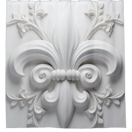 Classic Lilie Duwervorhang Duschvorhang