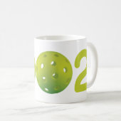 Classic Lime green 002 mit Namen Kaffeetasse (VorderseiteRechts)