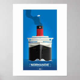 CLASSIC LINER SERIES - SS Normandie Poster
