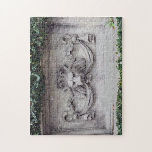 Classic Lion Head Architectural Relief Puzzle (Vertikal)