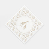 Classic Little Wild One Baby Shower Toile Serviette (Ecke)
