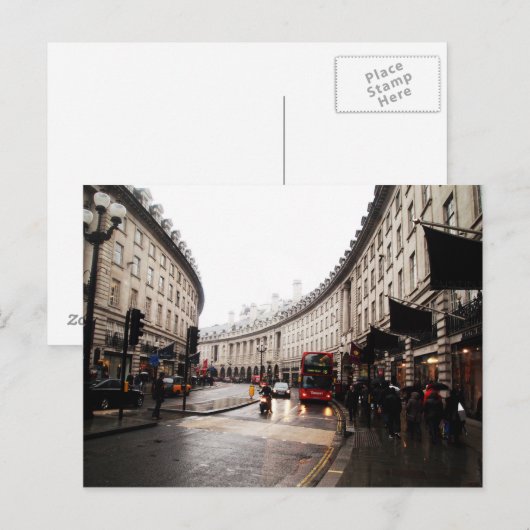 Classic LONDON Postkarte (Vorne/Hinten)