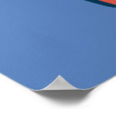 Classic London Red Telephone Booth Art - Preppy Poster (Ecke)