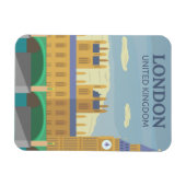 Classic London Travel Art Magnet (Horizontal)